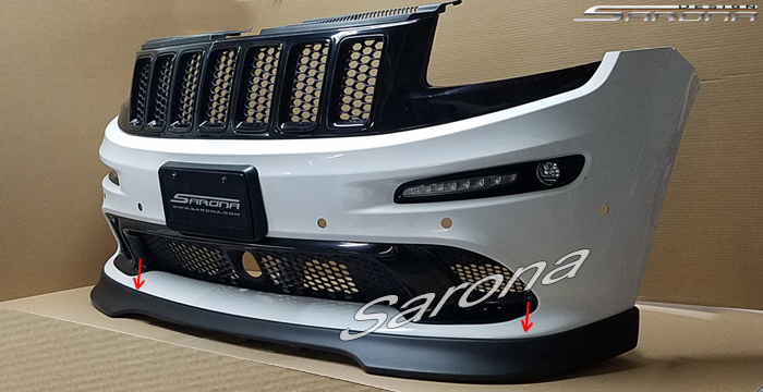 Custom Jeep Grand Cherokee  SUV/SAV/Crossover Front Lip/Splitter (2011 - 2016) - $590.00 (Part #JP-015-FA)